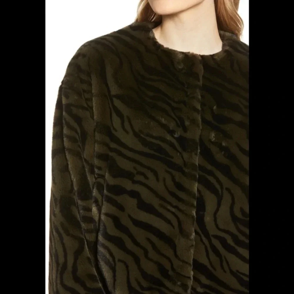 Sanctuary Safari Faux Fur Jacket